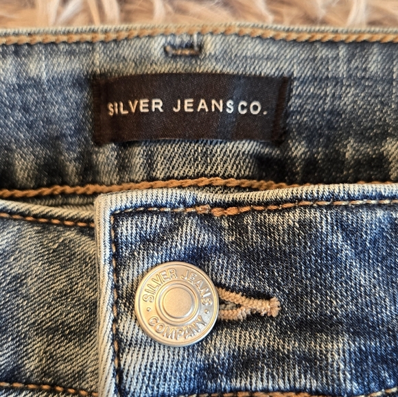 Silver Jeans Boyfriend Shorts Size 30 - Picture 2 of 11